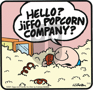 Ziggy on Thursday July 15, 2021 Comic Strip