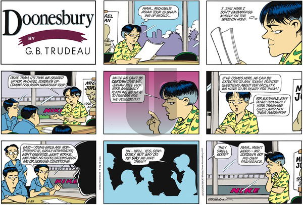 Doonesbury on Sunday March 22, 1998 Comic Strip