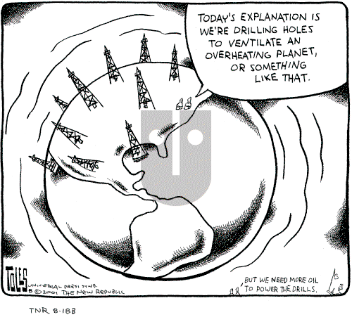 Tom Toles on Monday August 20, 2001 Comic Strip