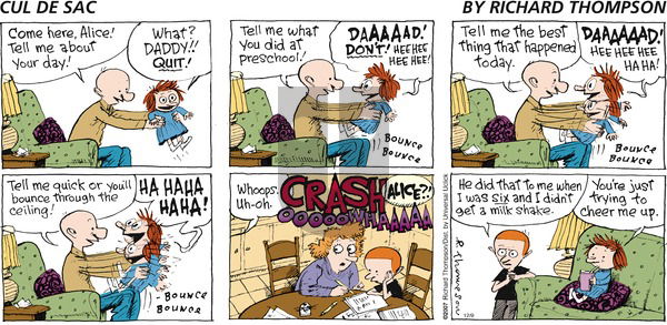 Cul de Sac on Sunday December 9, 2012 Comic Strip