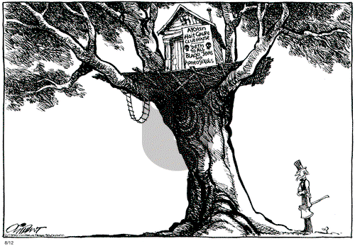 Pat Oliphant on Thursday August 12, 1999 Comic Strip