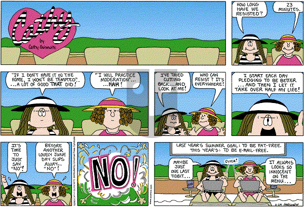 Cathy Classics - Sunday June 29, 2003 Comic Strip