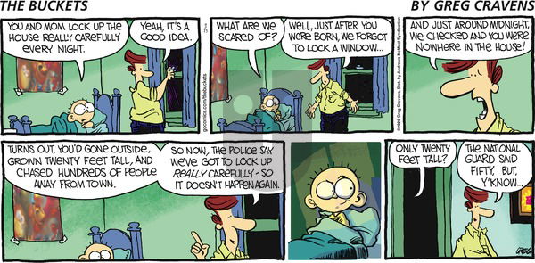 The Buckets on Sunday September 13, 2020 Comic Strip