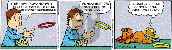 Garfield on Tuesday July 21, 2009 Comic Strip