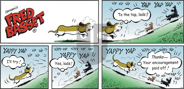 Fred Basset on Sunday September 15, 2019 Comic Strip