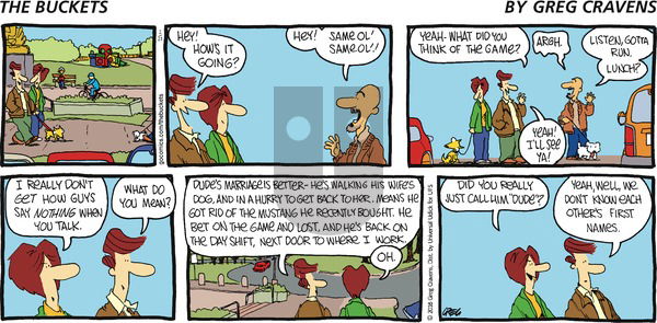 The Buckets on Sunday February 21, 2016 Comic Strip