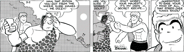 Alley Oop on Tuesday March 2, 2004 Comic Strip
