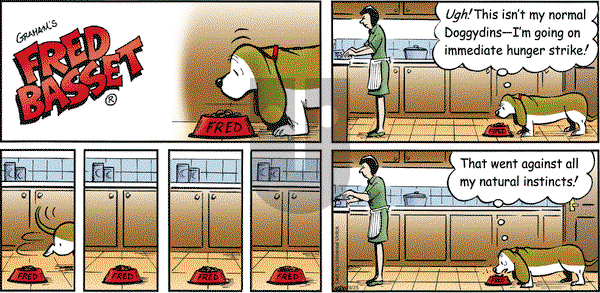 Fred Basset on Sunday September 25, 2011 Comic Strip