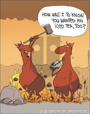 The Flying McCoys - Friday July 8, 2011 Comic Strip