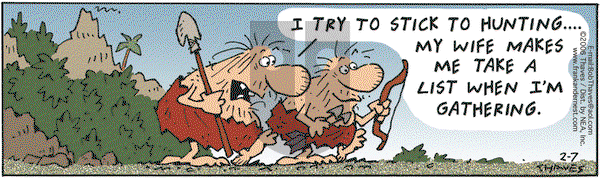 Frank and Ernest on Tuesday February 7, 2006 Comic Strip