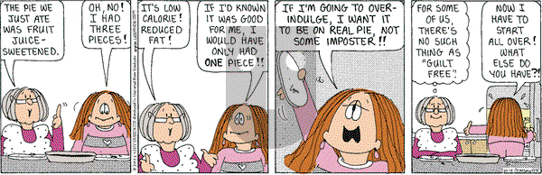 Cathy Classics on Thursday October 4, 2001 Comic Strip