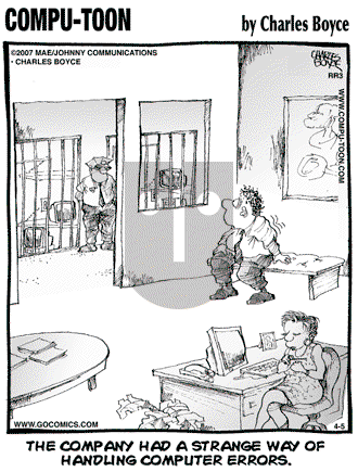 Compu-toon on Thursday April 5, 2007 Comic Strip