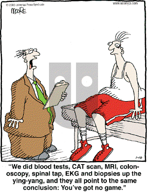 In the Bleachers on Friday January 10, 2003 Comic Strip