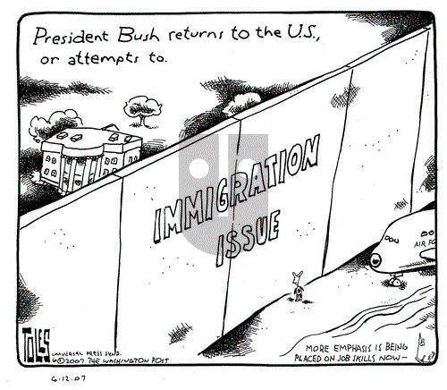 Tom Toles on Tuesday June 12, 2007 Comic Strip