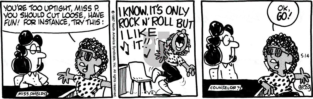 Luann - Thursday May 14, 1987 Comic Strip