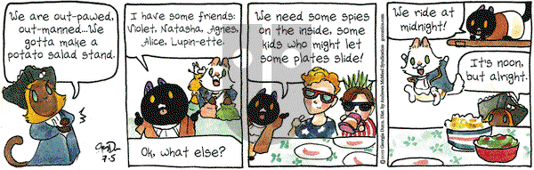 Breaking Cat News on Friday July 5, 2019 Comic Strip