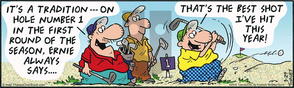 Frank and Ernest on Friday March 29, 2019 Comic Strip