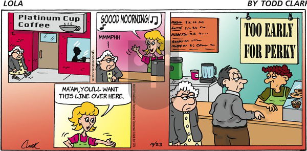Lola on Sunday October 23, 2011 Comic Strip