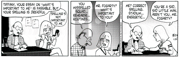 Luann on Tuesday January 20, 1998 Comic Strip