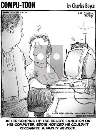 Compu-toon on Friday February 22, 2008 Comic Strip