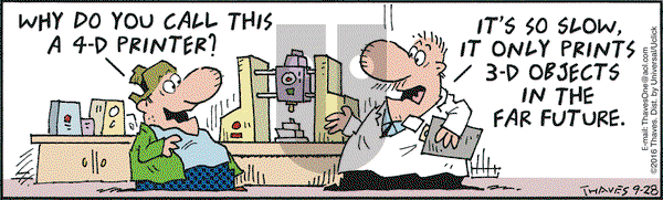 Frank and Ernest on Wednesday September 28, 2016 Comic Strip