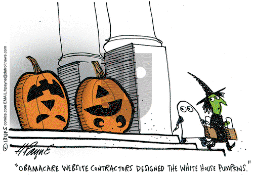 Henry Payne on Friday November 1, 2013 Comic Strip