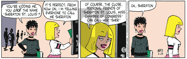 Luann on Thursday March 23, 2006 Comic Strip