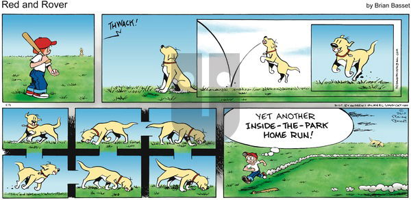 Red and Rover on Sunday April 9, 2017 Comic Strip