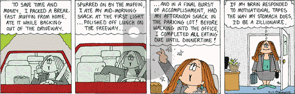 Cathy Classics on Thursday April 17, 2003 Comic Strip