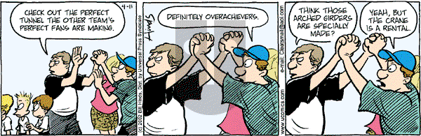 Cleats - Thursday April 11, 2002 Comic Strip