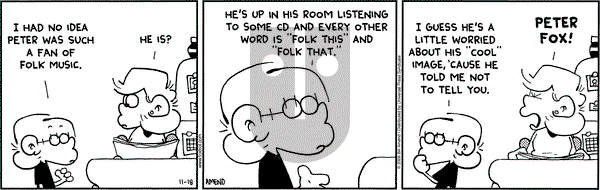 FoxTrot on Saturday November 18, 2006 Comic Strip
