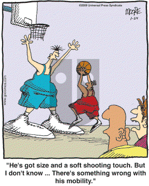 In the Bleachers - Saturday January 24, 2009 Comic Strip
