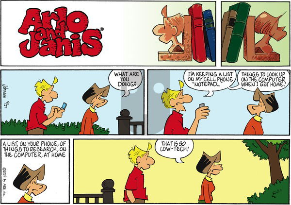 Arlo and Janis on Sunday September 27, 2009 Comic Strip