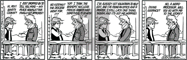 Doonesbury on Monday December 13, 1982 Comic Strip
