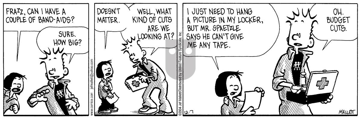 Frazz - Tuesday December 7, 2004 Comic Strip