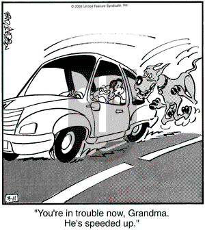 Marmaduke on Tuesday March 11, 2003 Comic Strip