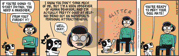 Pooch Cafe on Friday March 23, 2018 Comic Strip