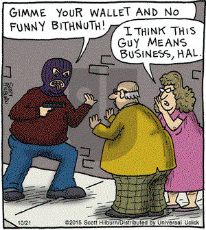 The Argyle Sweater on Wednesday October 21, 2015 Comic Strip