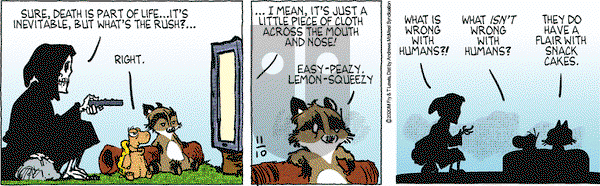 Over the Hedge on Tuesday November 10, 2020 Comic Strip