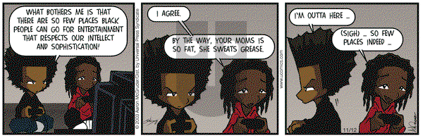 The Boondocks on Wednesday November 12, 2003 Comic Strip