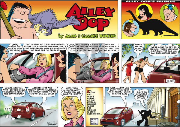 Alley Oop on Sunday November 25, 2012 Comic Strip