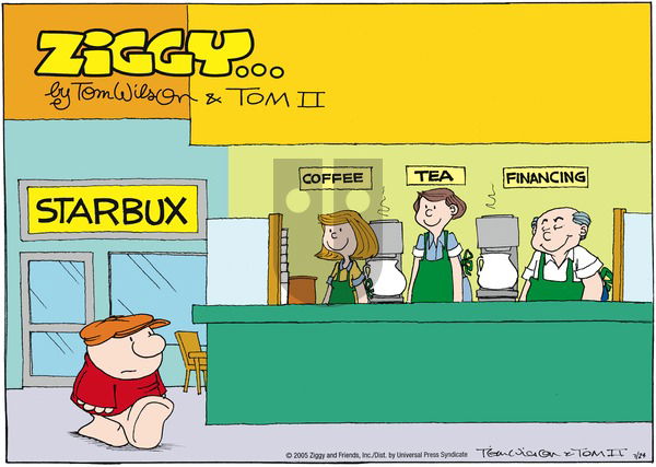 Ziggy on Sunday July 24, 2005 Comic Strip