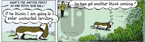 Fred Basset on Friday April 19, 2019 Comic Strip