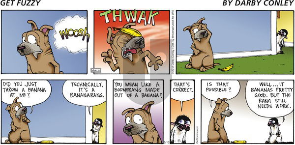 Get Fuzzy on Sunday May 13, 2012 Comic Strip