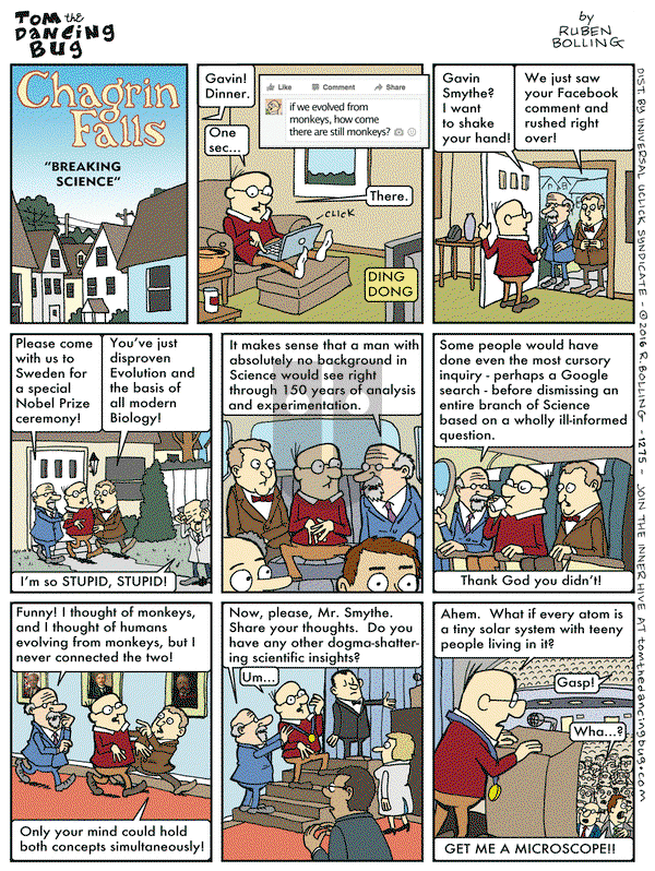 Tom the Dancing Bug on Friday February 12, 2016 Comic Strip