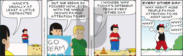 Nancy on Friday March 20, 2020 Comic Strip