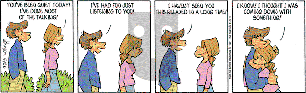 Arlo and Janis on Saturday April 26, 2014 Comic Strip