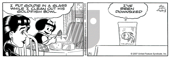 Nancy on Tuesday January 16, 2007 Comic Strip