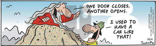 Frank and Ernest on Friday January 8, 2010 Comic Strip