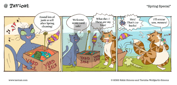 @Tavicat on Friday May 2, 2025 Comic Strip
